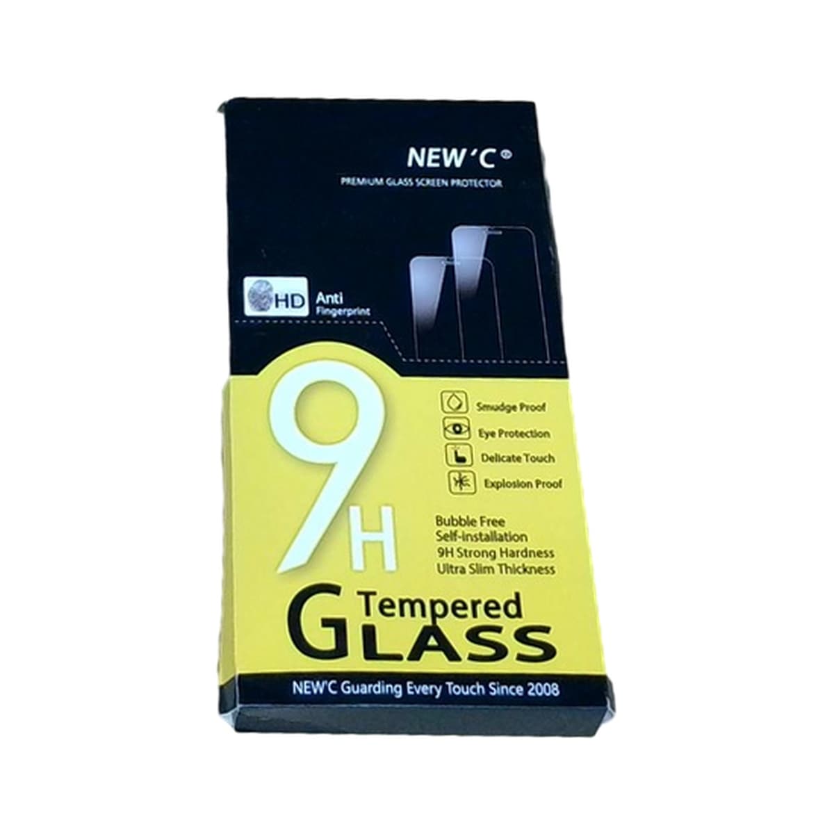 Szkło Hartowane NEW'C do iPhone 17/16 Pro 3szt z Ramką