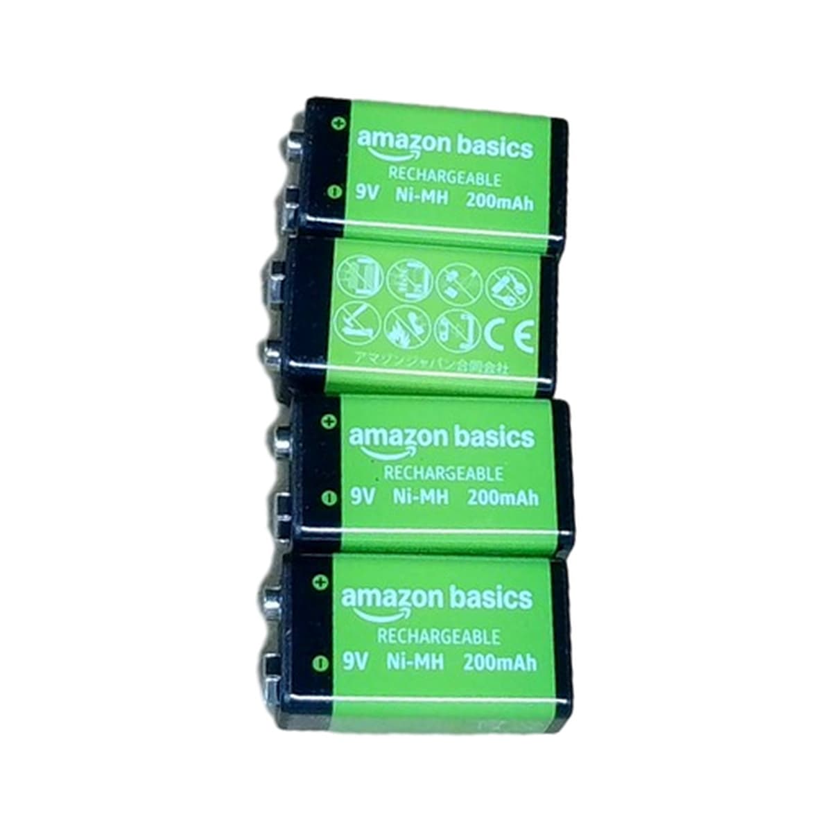 Amazon Basics Akumulatorki 9 V 200 mAh Ni-MH 4 szt.
